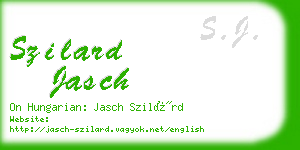 szilard jasch business card